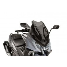 WINDSHIELD V-TECH LINE SPORT FOR KYMCO AK550 2017-2021 - D.SMOKE